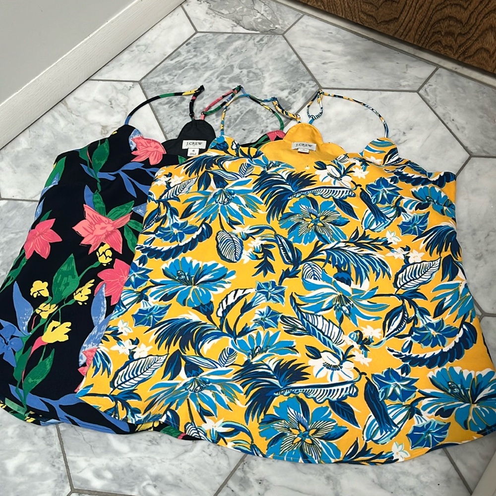 2 J Crew tank tops, size 4